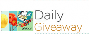 JoAnn Daily Giveaway