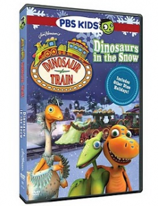dinosaurs in the snow